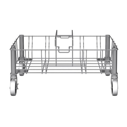 PLATAFORMA RODANTE ACERO INOXIDABLE SLIM JIM DOBLE