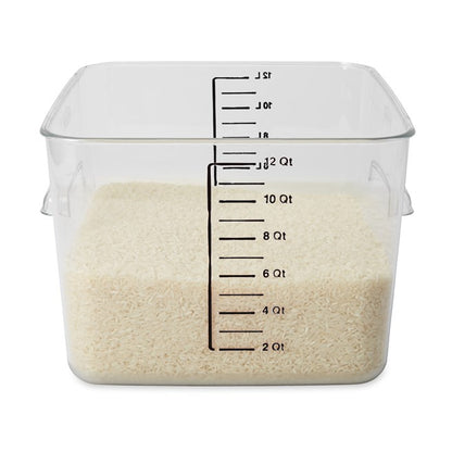 CONTENEDOR CUADRADO AHORRA ESPACIO, 12 QT