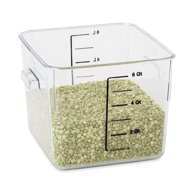 CONTENEDOR CUADRADO AHORRA ESPACIO, 6 QT