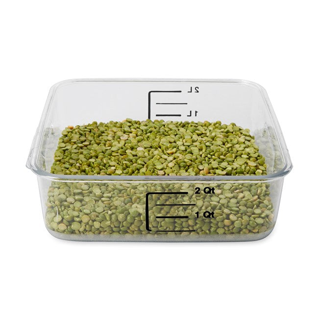 CONTENEDOR CUADRADO AHORRA ESPACIO, 2 QT