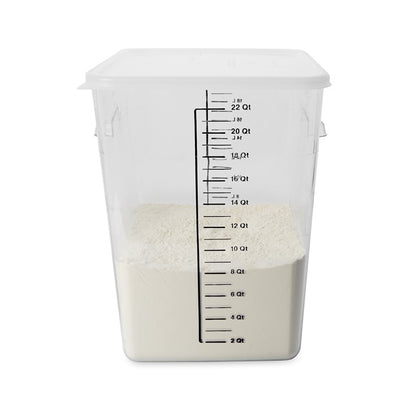 CONTENEDOR CUADRADO AHORRA ESPACIO, 22 QT