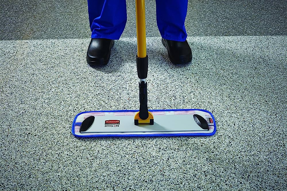 MOP DE MICROFIBRA PARA ESCALERAS HYGEN  AZUL 11"