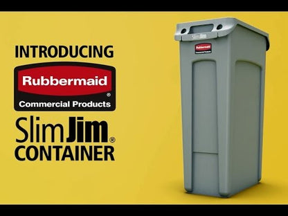CONTENEDOR BOTE DE BASURA SLIM JIM 16 GAL