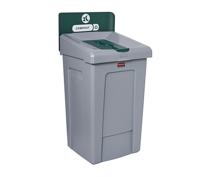 1 CONTENEDOR DE 33 GAL PARA ESTACIÓN DE RECICLAJE SLIM JIM