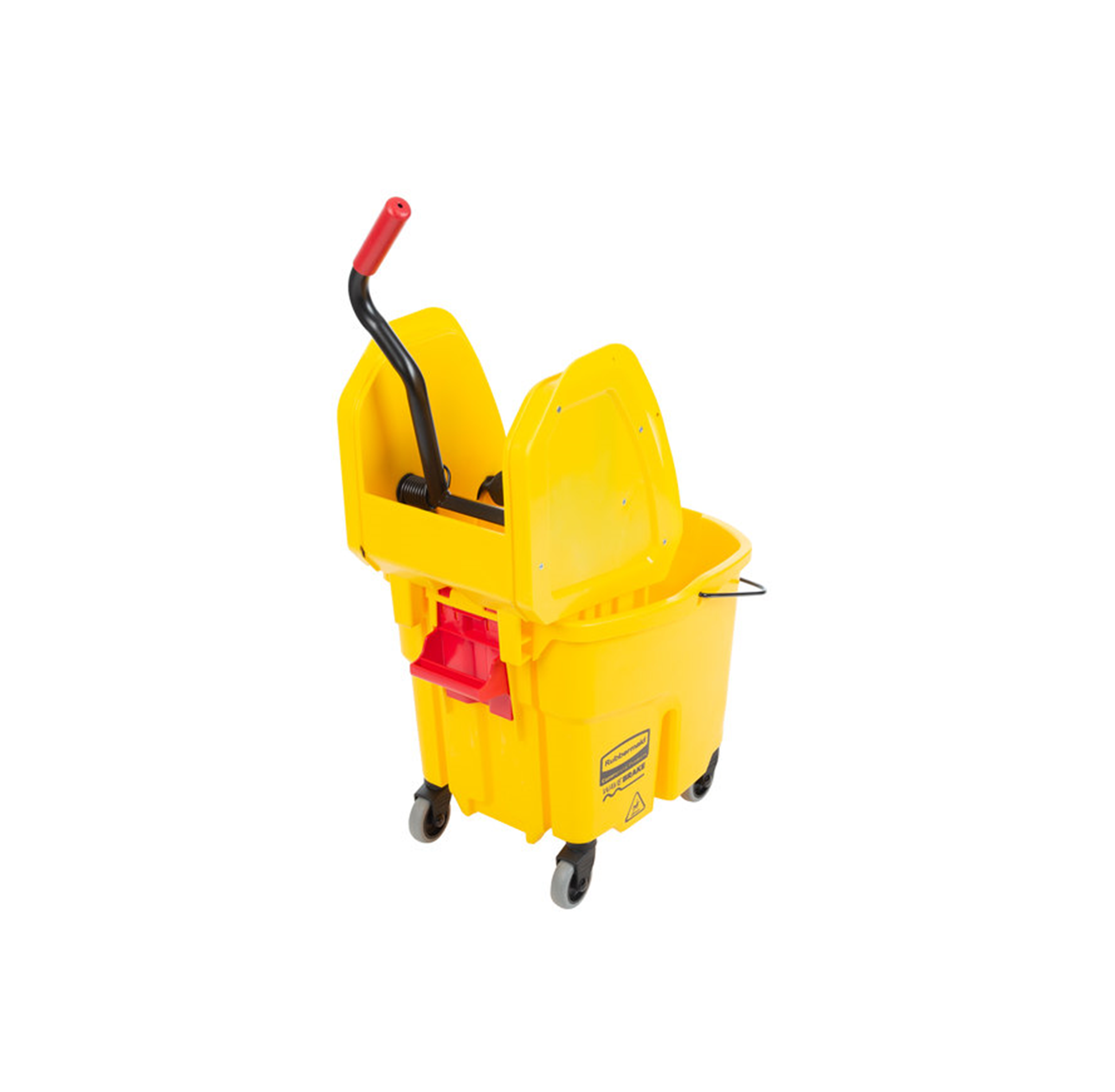 Balde de esfregona amarelo com prensa Rubbermaid Wave Break 33lt - Comprar  online