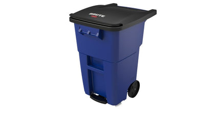 BRUTE® Rollout Contenedor Desplegable con Ruedas/Pedal